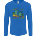 Gardening Fucculent Funny Plant Botanist Mens Long Sleeve T-Shirt Royal Blue