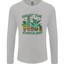 Gardening Fucculent Funny Plant Botanist Mens Long Sleeve T-Shirt Sports Grey
