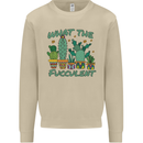 Gardening Fucculent Funny Plant Botanist Mens Sweatshirt Jumper Sand