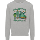 Gardening Fucculent Funny Plant Botanist Mens Sweatshirt Jumper Sports Grey