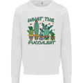 Gardening Fucculent Funny Plant Botanist Mens Sweatshirt Jumper White