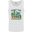 Gardening Fucculent Funny Plant Botanist Mens Vest Tank Top White