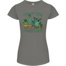 Gardening Fucculent Funny Plant Botanist Womens Petite Cut T-Shirt Charcoal