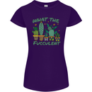 Gardening Fucculent Funny Plant Botanist Womens Petite Cut T-Shirt Purple
