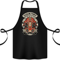 Gasoline Power Biker Motorcycle Motorbike Cotton Apron 100% Organic Black