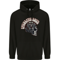 Gasoline Soul Biker Skull Motorbike Chopper Childrens Kids Hoodie Black