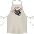 Gasoline Soul Biker Skull Motorbike Chopper Cotton Apron 100% Organic Natural