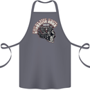 Gasoline Soul Biker Skull Motorbike Chopper Cotton Apron 100% Organic Steel