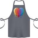 Gay Pride LGBT Heart Cotton Apron 100% Organic Steel