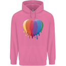 Gay Pride LGBT Heart Mens 80% Cotton Hoodie Azelea