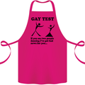 Gay Test Funny LGBT Cotton Apron 100% Organic Pink