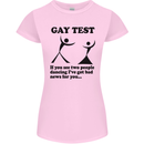Gay Test Funny LGBT Womens Petite Cut T-Shirt Light Pink