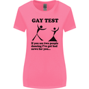 Gay Test Funny LGBT Womens Wider Cut T-Shirt Azalea