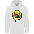 Gay and Proud LGBT Pride Awareness Childrens Kids Hoodie White