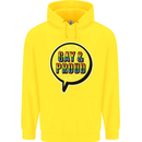 Gay and Proud LGBT Pride Awareness Childrens Kids Hoodie Yellow