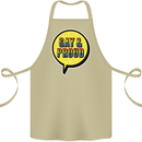 Gay and Proud LGBT Pride Awareness Cotton Apron 100% Organic Khaki