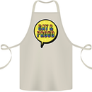 Gay and Proud LGBT Pride Awareness Cotton Apron 100% Organic Natural