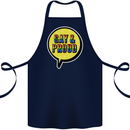 Gay and Proud LGBT Pride Awareness Cotton Apron 100% Organic Navy Blue