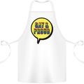 Gay and Proud LGBT Pride Awareness Cotton Apron 100% Organic White