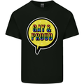Gay and Proud LGBT Pride Awareness Kids T-Shirt Childrens Black