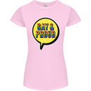 Gay and Proud LGBT Pride Awareness Womens Petite Cut T-Shirt Light Pink