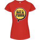 Gay and Proud LGBT Pride Awareness Womens Petite Cut T-Shirt Red