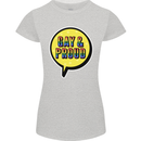 Gay and Proud LGBT Pride Awareness Womens Petite Cut T-Shirt Sports Grey