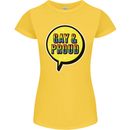 Gay and Proud LGBT Pride Awareness Womens Petite Cut T-Shirt Yellow