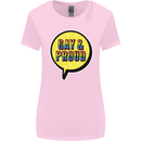Gay and Proud LGBT Pride Awareness Womens Wider Cut T-Shirt Light Pink