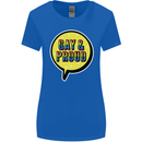 Gay and Proud LGBT Pride Awareness Womens Wider Cut T-Shirt Royal Blue