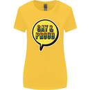 Gay and Proud LGBT Pride Awareness Womens Wider Cut T-Shirt Yellow