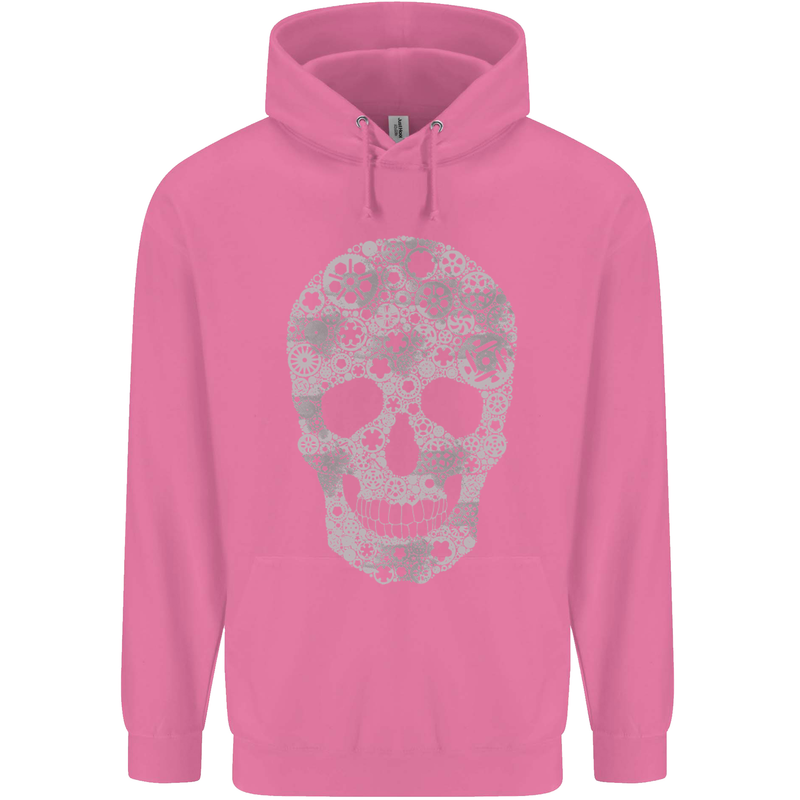 Gear Skull Biker Motorcycle Motorbike Cars Childrens Kids Hoodie Azalea