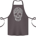 Gear Skull Biker Motorcycle Motorbike Cars Cotton Apron 100% Organic Dark Grey