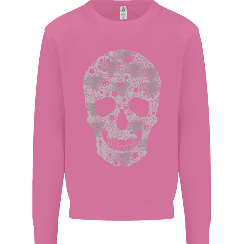 Gear Skull Biker Motorcycle Motorbike Cars Mens Sweatshirt Jumper Azalea