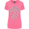 Gear Skull Biker Motorcycle Motorbike Cars Womens Wider Cut T-Shirt Azalea