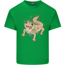Gekko With Flowers Lizards Kids T-Shirt Childrens Irish Green