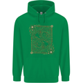 Gemini Faces Star Sign Astrological Zodiac Childrens Kids Hoodie Irish Green