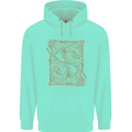 Gemini Faces Star Sign Astrological Zodiac Childrens Kids Hoodie Peppermint