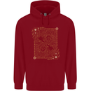 Gemini Faces Star Sign Astrological Zodiac Childrens Kids Hoodie Red