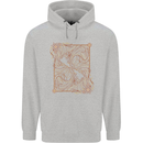 Gemini Faces Star Sign Astrological Zodiac Childrens Kids Hoodie Sports Grey