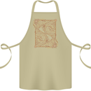 Gemini Faces Star Sign Astrological Zodiac Cotton Apron 100% Organic Khaki