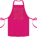 Gemini Faces Star Sign Astrological Zodiac Cotton Apron 100% Organic Pink
