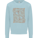 Gemini Faces Star Sign Astrological Zodiac Kids Sweatshirt Jumper Light Blue