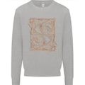 Gemini Faces Star Sign Astrological Zodiac Kids Sweatshirt Jumper Sports Grey
