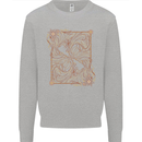 Gemini Faces Star Sign Astrological Zodiac Kids Sweatshirt Jumper Sports Grey