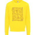 Gemini Faces Star Sign Astrological Zodiac Kids Sweatshirt Jumper Yellow
