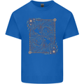 Gemini Faces Star Sign Astrological Zodiac Kids T-Shirt Childrens Royal Blue