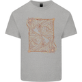 Gemini Faces Star Sign Astrological Zodiac Kids T-Shirt Childrens Sports Grey