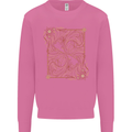 Gemini Faces Star Sign Astrological Zodiac Mens Sweatshirt Jumper Azalea