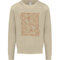 Gemini Faces Star Sign Astrological Zodiac Mens Sweatshirt Jumper Sand